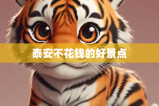 泰安不花钱的好景点