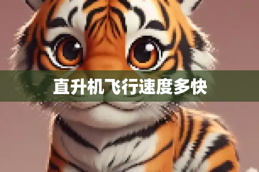 直升机飞行速度多快