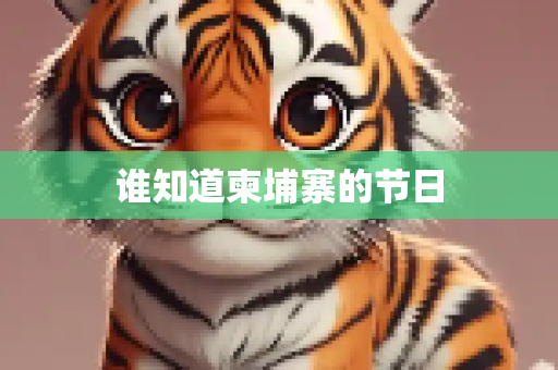 谁知道柬埔寨的节日